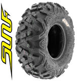 SunF Set 19x7-8 ve 18x9.5-8 A051 Power II 6 Kat Atv Ön Arka Takım Lastik