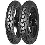 Mitas Set 100/80-17 ve 130/70-17 MC32 Kanallı Ön Arka Takım Lastik