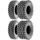 SunF Set 21x7-10 ve 20X10-10 A017 - A027 6Kat Atv Lastik Takımı Ön-Arka
