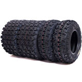 SunF Set 21x7-10 ve 22X10-10 A027 6Kat Atv Lastik Takımı Ön-Arka