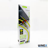Global AX42 Gfz 3.5mm Aux Kablo 1m Yeşil