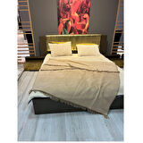 Dolce Bonita Home Pamuklu Battaniye 150X200  Bej