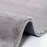 Jassrug Soft Kürk Halı 160x230 Antrasit
