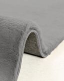 Jassrug Fuzzy Kürk Halı 120x180 Gri