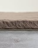 Jassrug Fuzzy Kürk Halı 160x220 Antrasit