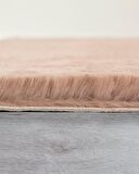 Jassrug Fuzzy Kürk Halı 80x150 Pudra
