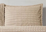 Merinos Modern Twist 3 Parça Çift Kişilik Battaniye Seti Kutulu 220x240 Mocha