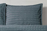 Merinos Modern Twist 3 Parça Çift Kişilik Battaniye Seti Kutulu 220x240 Ocean