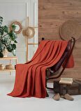 Aksu Brighton Collection TV Battaniyesi Polar Battaniye Kiremit 130 x 170 cm