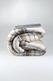 Comforter Çift Kişilik Yorgan Set Volenta Gri 220x240 cm