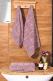 Varol Kare Micro Cotton Banyo Havlusu 90x150cm