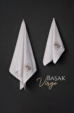 VAROL %100 MİCROCOTTON ÜST KALİTE HAVLU SETİ BURÇ NAKIŞLI