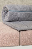 Varol Kare Serisi Micro Cotton 30x50cm 3 Lü Havlu Seti