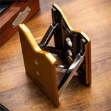 Lubinski New Design Katlanır Slim Delicili Puro Sehpası Gold LB-904