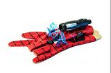 Örümcek Adam Spiderman Ok Atan Vantuz Ağ Fırlatan Eldiven Maske Seti