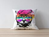 Homeilla Kedi Temelı 3D Dijital Baskı Kırlent Kılıfı 3 Adet KRLO1CAT01