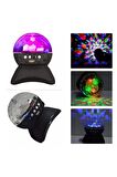 Disko Topu Led Işıklı Şarjlı Bluetooth Hoparlör Disco Speaker  Siyah L740