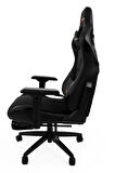 XPrime Over Pro. Oyuncu Koltuğu Hybrid Kumaş Jet Black Siyah