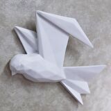 Mouette 3'lü Dekoratif Kuş Beyaz