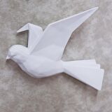 Mouette 3'lü Dekoratif Kuş Beyaz