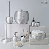 Selim Dekor Planet Banyo Seti Gümüş