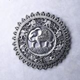 Elephant Duvar Aksesuarı Gümüş
