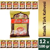 Bekir Efendi Organik Sade Öğütülmüş Türk Kahvesi 12x100 gr