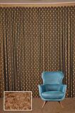 PUANLI MODEL GOLD RENK HAZIR İP PERDE 300*270 cm