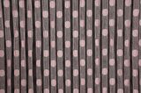 PUANLI MODEL PEMBE RENK İP PERDE HAZIR DÜĞMELERİ DİKİLMİŞ İP PERDE 300*270 cm