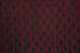 PUANLI ÇİFT RENK BORDO İP PERDE HAZIR DÜĞMELERİ DİKİLMİŞ İP PERDE 300*270 cm