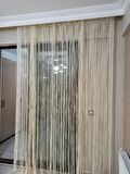 İP MODEL KREM RENK İP PERDE 300*270 cm - 2 mm şerit