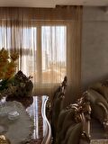 İP MODEL GOLD RENK İP PERDE 300*280 cm - 2 mm şerit