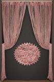 İP MODEL PUDRA RENK İP PERDE 300*270 cm - 2 mm şerit