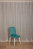 ÇİZGİLİ MODEL KREM RENK Hazır dikilmiş Pileli Fon Perde 300*260 cm