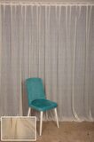 ÇİZGİLİ MODEL KREM RENK Hazır dikilmiş Pileli Fon Perde 300*260 cm