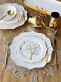 Morlimon Arbol Bird 24 Parça 6 Kişilik Yemek Takımı