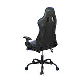 Adore Gaming ProX Oyuncu Koltuğu Siyah / Mavi S.Deri 71x77,5-126x136 cm