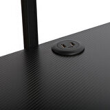 Adore Gaming Commander Oyuncu Masası RGB Carbon Fiber - Siyah 160x75x49-56 cm