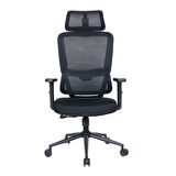 Reflex-S Full Ergonomic Yönetici ve Çalışma Koltuğu File Kumaş - Siyah 66 x 124-134 x -74 cm