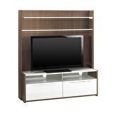 Adore Mobilya Flat Line Due Ekstra TV Ünitesi - Noce-Lake Beyaz