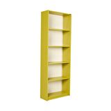 Adore Mobilya Modern 5 Raflı Kitaplık - Yeşil