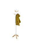 Handy Mate Valencia Masif Askılık-Beyaz-Naturel 46x176x46 cm (GxYxD)