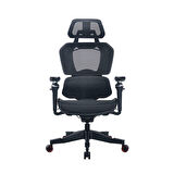 Adore Mobilya Gaming Epic Profesyonel Oyuncu ve Yönetici Koltuğu-Siyah File-Kırmızı 68,5x116-123,5x68 cm (GxYxD)