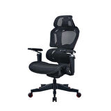 Adore Mobilya Gaming Epic Profesyonel Oyuncu ve Yönetici Koltuğu-Siyah File-Kırmızı 68,5x116-123,5x68 cm (GxYxD)