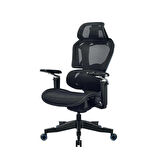 Adore Mobilya Gaming Epic Profesyonel Oyuncu ve Yönetici Koltuğu-Siyah File-Mavi 68,5x116-123,5x68 cm (GxYxD)