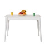 Adore Mobilya Ntconcept Çok Amaçlı Masa Ahşap 77 x 110 cm Beyaz 