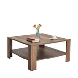 New Line Kare Orta Sehpa - Koyu Ceviz (oslo Ceviz) 90x42x90 Cm (gxyxd)