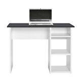 Vera 3 Raflı Çalışma Masası-Beyaz-Antrasit 101x75x45 cm (GxYxD)