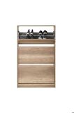 Flat Duo 3 Katlı Geniş Ayakkabılık-açık Ceviz(tori) 73x119x26 Cm (gxyxd)