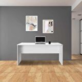 Adore Mobilya Morpanya New York Çalışma Masası Ahşap 160 x 75 cm Beyaz 